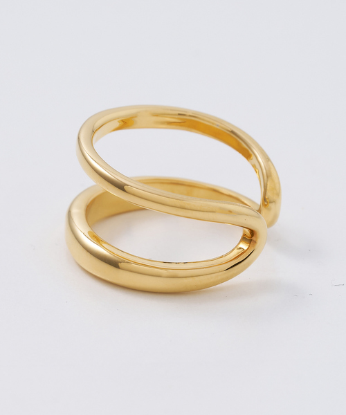 collex(コレックス)の「ダブルラインピンキーリング(リング・レディース・ゴールド/シルバー・フリー)」の7枚目の写真