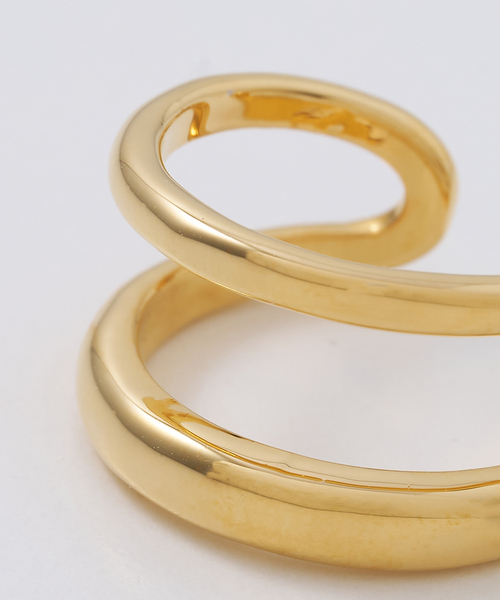 collex(コレックス)の「ダブルラインピンキーリング(リング・レディース・ゴールド/シルバー・フリー)」の8枚目の写真
