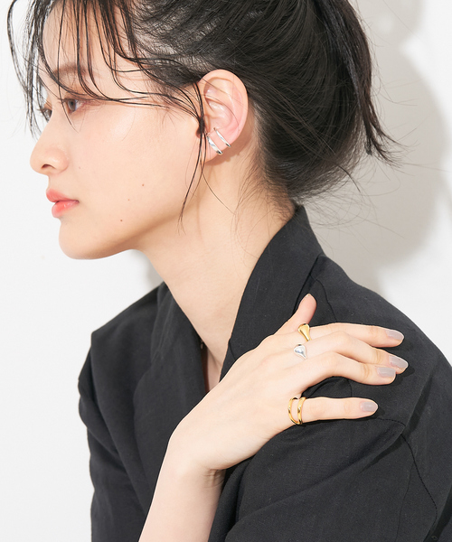collex(コレックス)の「ダブルラインピンキーリング(リング・レディース・ゴールド/シルバー・フリー)」の10枚目の写真