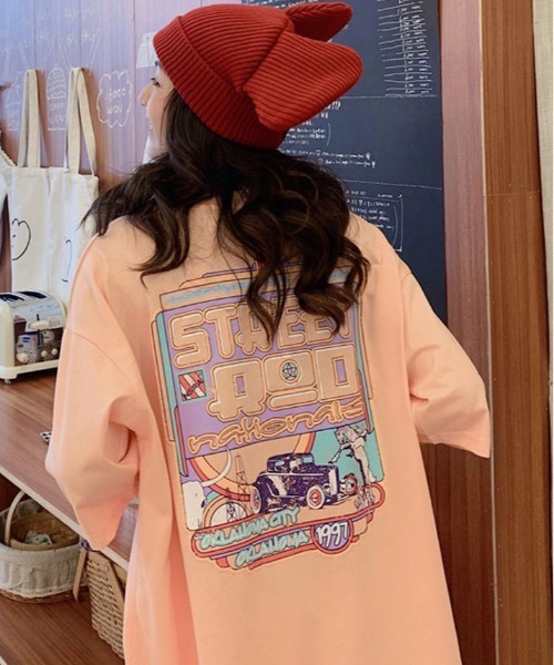 【didas】売り切れ前に 半袖Tシャツ バックプリントがかわいい★ セール】90's リバイバル バック プリント Tシャツ（Tシャツ
