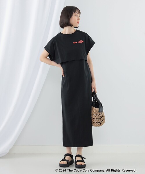 Ray BEAMS(レイビームス)の「GOOD ROCK SPEED × Ray BEAMS / 別注 COLA ワンピース(ワンピース・レディース・ブラック/ネイビー・ONE SIZE)」の2枚目の写真