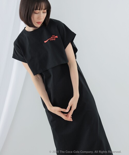 Ray BEAMS(レイビームス)の「GOOD ROCK SPEED × Ray BEAMS / 別注 COLA ワンピース(ワンピース・レディース・ブラック/ネイビー・ONE SIZE)」の5枚目の写真