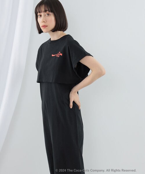 Ray BEAMS(レイビームス)の「GOOD ROCK SPEED × Ray BEAMS / 別注 COLA ワンピース(ワンピース・レディース・ブラック/ネイビー・ONE SIZE)」の6枚目の写真