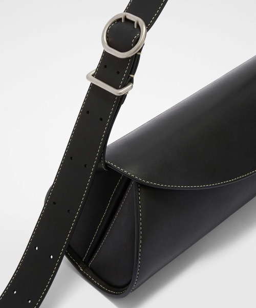 JIL SANDER(ジルサンダー)の「CANNOLO GRANDE(ショルダーバッグ・メンズ・ブラック・UNI)」の3枚目の写真