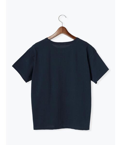 Te chichi（テチチ）の「カレッジプリントTシャツ（Tシャツ/カットソー・レディース・ネイビー/ベージュ/オフホワイト・F）」の22枚目の写真