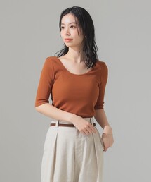 【8/6値下げ】丸胴 テレコ Tシャツ