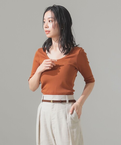丸胴 テレコ Tシャツ（Tシャツ/カットソー）｜Demi-Luxe BEAMS