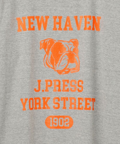 J.PRESS YORK STREET(ジェイプレスヨークストリート)の「【UNISEX】カレッジロゴTシャツ(Tシャツ/カットソー・メンズ・アイボリー系/グレー系/ライトグレー系/ダルブルー系・SMALL/MEDIUM/LARGE)」の9枚目の写真