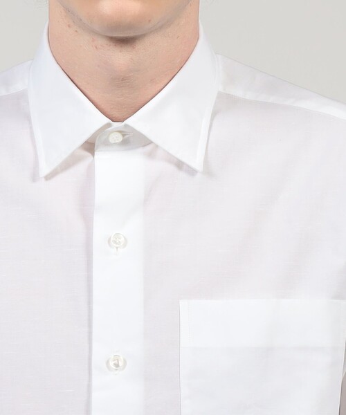 Salvatore Piccolo（サルヴァトーレピッコロ）の「Salvatore Piccolo コットンリネン ドレスシャツ（シャツ/ブラウス・メンズ・ホワイト・M/L）」の6枚目の写真