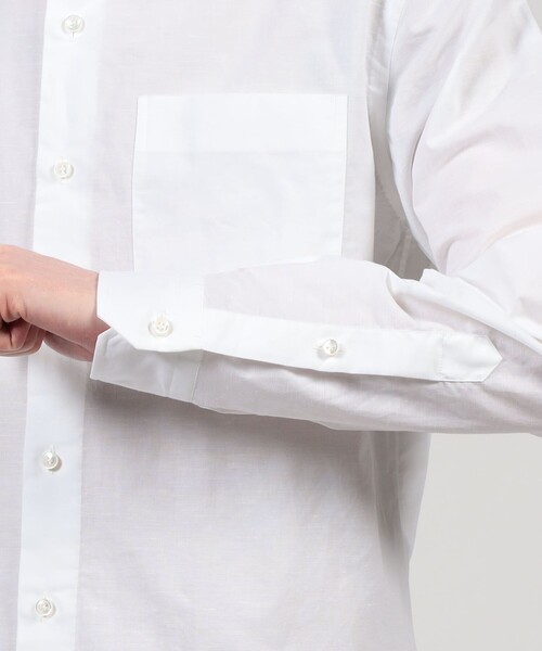 Salvatore Piccolo（サルヴァトーレピッコロ）の「Salvatore Piccolo コットンリネン ドレスシャツ（シャツ/ブラウス・メンズ・ホワイト・M/L）」の7枚目の写真