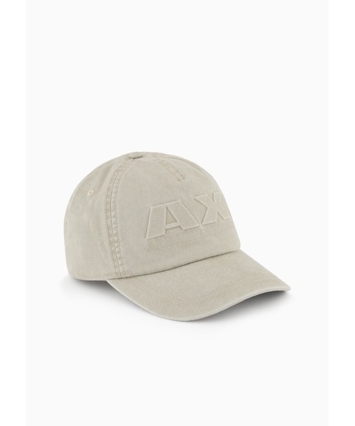 ARMANI EXCHANGE(アルマーニエクスチェンジ)の「【A|X アルマーニ エクスチェンジ】AXロゴ パネルキャップ(キャップ・メンズ・オフホワイト/レッド/ネイビー・FREE)」の2枚目の写真