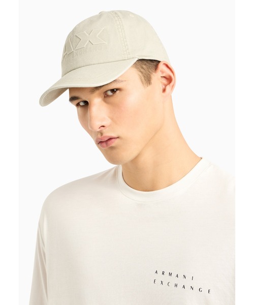 ARMANI EXCHANGE(アルマーニエクスチェンジ)の「【A|X アルマーニ エクスチェンジ】AXロゴ パネルキャップ(キャップ・メンズ・オフホワイト/レッド/ネイビー・FREE)」の9枚目の写真