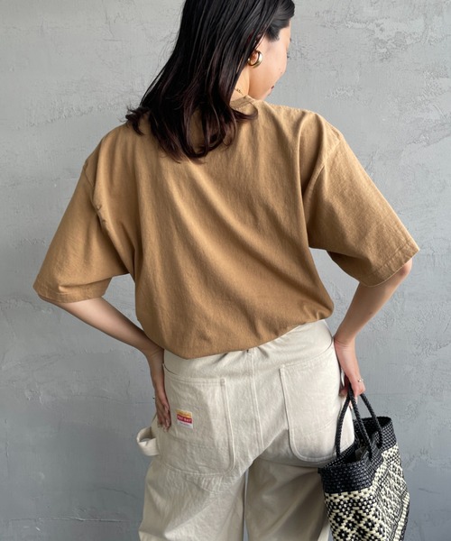 FUNG（ファング）の「[FUNG/ファング] LA.DONUT FRONT カットオフプリントTシャツ（Tシャツ/カットソー・レディース・ベージュ/ホワイト・M）」の17枚目の写真