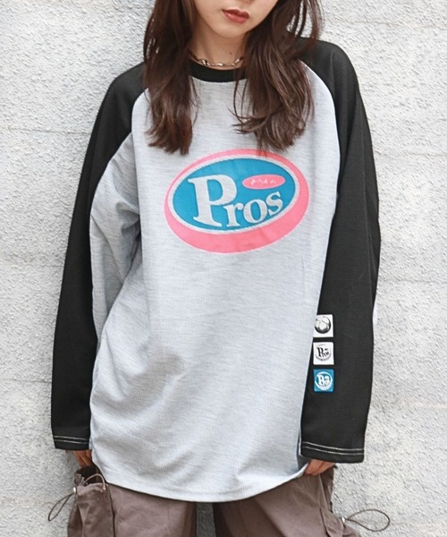 sevens(セブンズ)の「【sevens】Pess配色ロンT(Tシャツ/カットソー・レディース・グレー・FREE)」の11枚目の写真