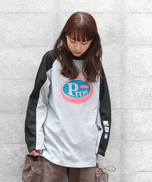 sevens(セブンズ)の「【sevens】Pess配色ロンT(Tシャツ/カットソー・レディース・グレー・FREE)」の6枚目の写真