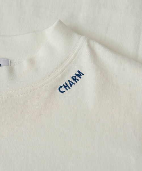 coen(コーエン)の「USAコットンチビ刺繍リピTフレンチスリーブ(Tシャツ/カットソー・レディース・ライラック/ダークグレー/オフホワイト/ライム・L/M)」の13枚目の写真
