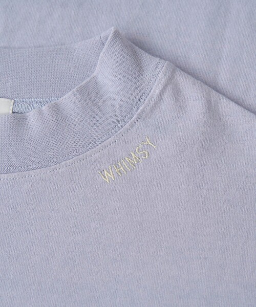 coen(コーエン)の「USAコットンチビ刺繍リピTフレンチスリーブ(Tシャツ/カットソー・レディース・ライラック/ダークグレー/オフホワイト/ライム・L/M)」の16枚目の写真