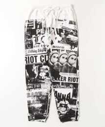 WANNA | ワナ [WANNA] - "PERIOD/RIOT" Sweat Pants SNOW(スウェットパンツ)