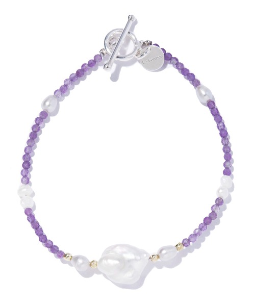 les bon bon】dreamy bracelet amethyst BOB501（ブレスレット）｜les