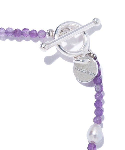 les bonbon(ルボンボン)の「【les bon bon】dreamy bracelet amethyst BOB501(ブレスレット・レディース・パープル・FREE)」の3枚目の写真