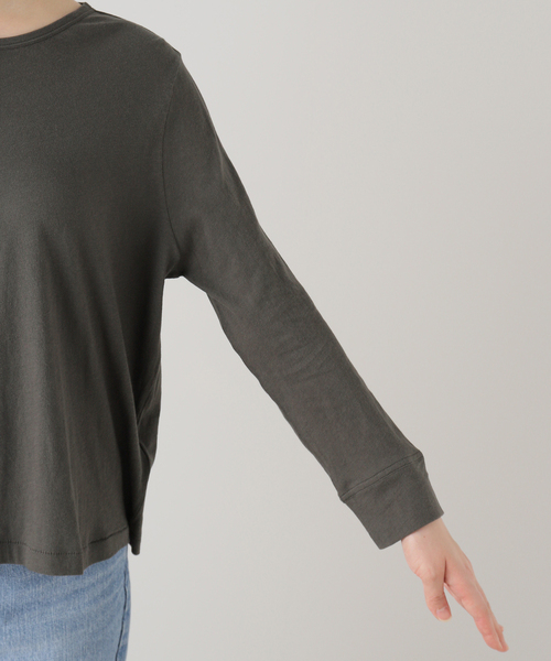 THE GREAT（ザグレイト）の「【THE GREAT/ザ グレート】 THE CROP SLEEP HENLEY（Tシャツ/カットソー・レディース・ブラック系その他・FREE）」の17枚目の写真