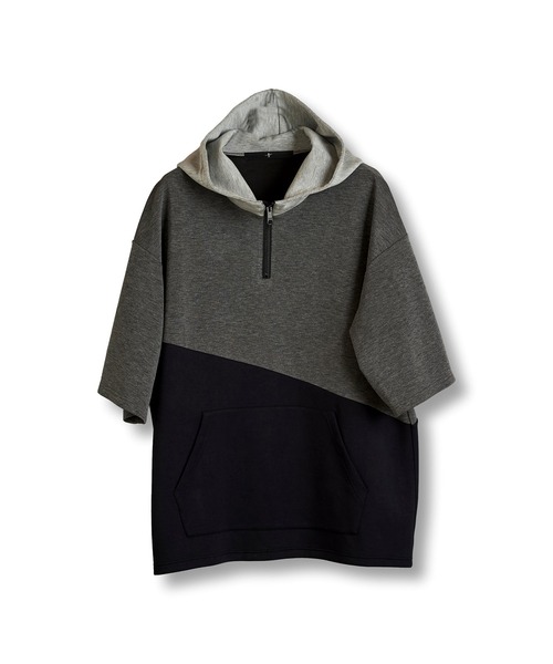 NO ID.(ノーアイディ)の「【NO ID.】Changing Half Zip Parka / チェンジング ハーフ ジップ パーカ(パーカー・メンズ・ネイビー/グレー/カーキ・ONE SIZE)」の11枚目の写真