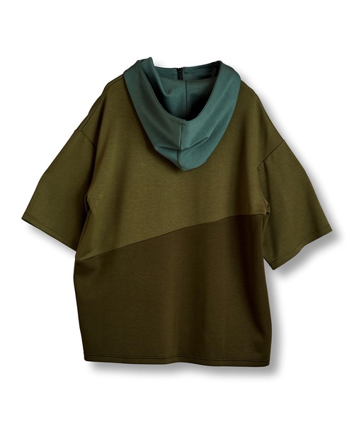 NO ID.(ノーアイディ)の「【NO ID.】Changing Half Zip Parka / チェンジング ハーフ ジップ パーカ(パーカー・メンズ・ネイビー/グレー/カーキ・ONE SIZE)」の12枚目の写真