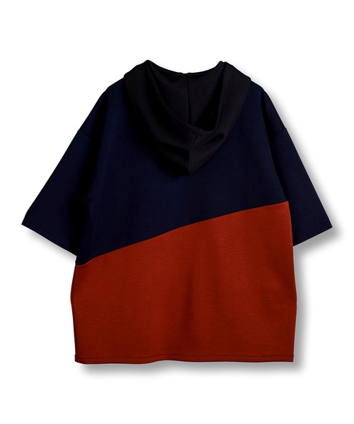 NO ID.(ノーアイディ)の「【NO ID.】Changing Half Zip Parka / チェンジング ハーフ ジップ パーカ(パーカー・メンズ・ネイビー/グレー/カーキ・ONE SIZE)」の13枚目の写真