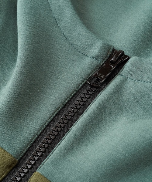 NO ID.(ノーアイディ)の「【NO ID.】Changing Half Zip Parka / チェンジング ハーフ ジップ パーカ(パーカー・メンズ・ネイビー/グレー/カーキ・ONE SIZE)」の16枚目の写真
