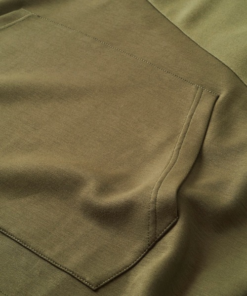 NO ID.(ノーアイディ)の「【NO ID.】Changing Half Zip Parka / チェンジング ハーフ ジップ パーカ(パーカー・メンズ・ネイビー/グレー/カーキ・ONE SIZE)」の17枚目の写真