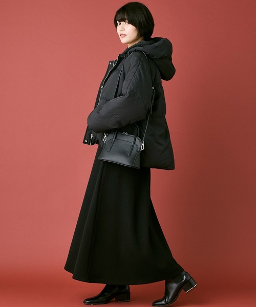 INED CLARO（イネドクラロ）の「ピュアダウンブルゾン（ダウンジャケット/コート・レディース・アイボリー/ブラック・フリー）」の6枚目の写真