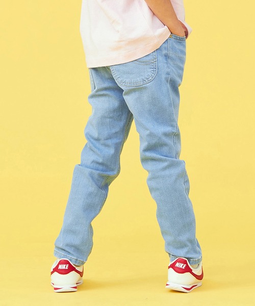 Lee(リー)の「Lee/リー【100cm-160㎝】ストレッチ/ストレートデニムパンツ/ストレッチパンツ/キッズデニムパンツ/新生活(デニムパンツ・キッズ・ライトインディゴブルー/ダークインディゴブルー/ブルー/インディゴブルー・140/150/160/100/110/120/130)」の5枚目の写真