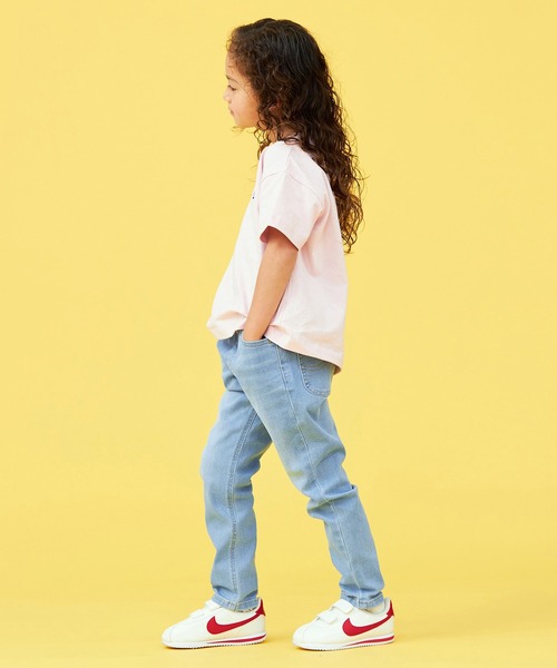 Lee(リー)の「Lee/リー【100cm-160㎝】ストレッチ/ストレートデニムパンツ/ストレッチパンツ/キッズデニムパンツ/新生活(デニムパンツ・キッズ・ライトインディゴブルー/ダークインディゴブルー/ブルー/インディゴブルー・140/150/160/100/110/120/130)」の7枚目の写真
