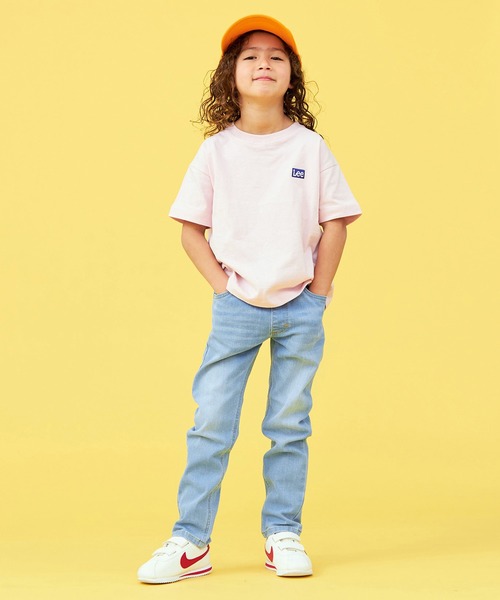 Lee(リー)の「Lee/リー【100cm-160㎝】ストレッチ/ストレートデニムパンツ/ストレッチパンツ/キッズデニムパンツ/新生活(デニムパンツ・キッズ・ライトインディゴブルー/ダークインディゴブルー/ブルー/インディゴブルー・140/150/160/100/110/120/130)」の9枚目の写真
