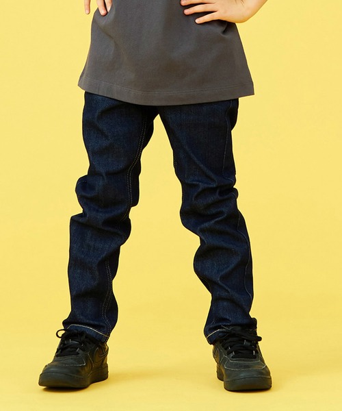 Lee(リー)の「Lee/リー【100cm-160㎝】ストレッチ/ストレートデニムパンツ/ストレッチパンツ/キッズデニムパンツ/新生活(デニムパンツ・キッズ・ライトインディゴブルー/ダークインディゴブルー/ブルー/インディゴブルー・140/150/160/100/110/120/130)」の10枚目の写真