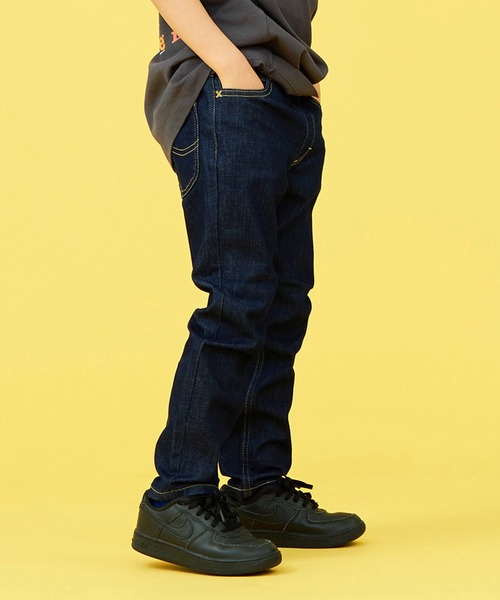 Lee(リー)の「Lee/リー【100cm-160㎝】ストレッチ/ストレートデニムパンツ/ストレッチパンツ/キッズデニムパンツ/新生活(デニムパンツ・キッズ・ライトインディゴブルー/ダークインディゴブルー/ブルー/インディゴブルー・140/150/160/100/110/120/130)」の15枚目の写真