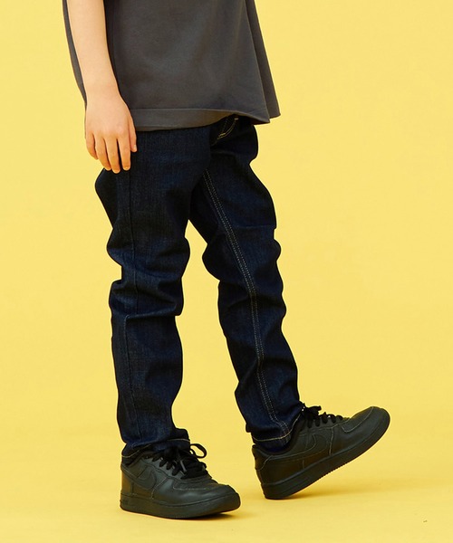 Lee(リー)の「Lee/リー【100cm-160㎝】ストレッチ/ストレートデニムパンツ/ストレッチパンツ/キッズデニムパンツ/新生活(デニムパンツ・キッズ・ライトインディゴブルー/ダークインディゴブルー/ブルー/インディゴブルー・140/150/160/100/110/120/130)」の16枚目の写真