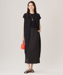 ペーパーブレンドニット ジレ
