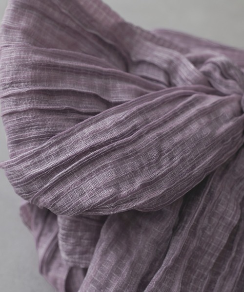 natural couture（ナチュラルクチュール）の「ラメしわ兵児帯（和装小物・レディース・オフホワイト/ブルー/ラベンダー/パープル/ネイビー/イエロー/レッド・FREE）」の20枚目の写真