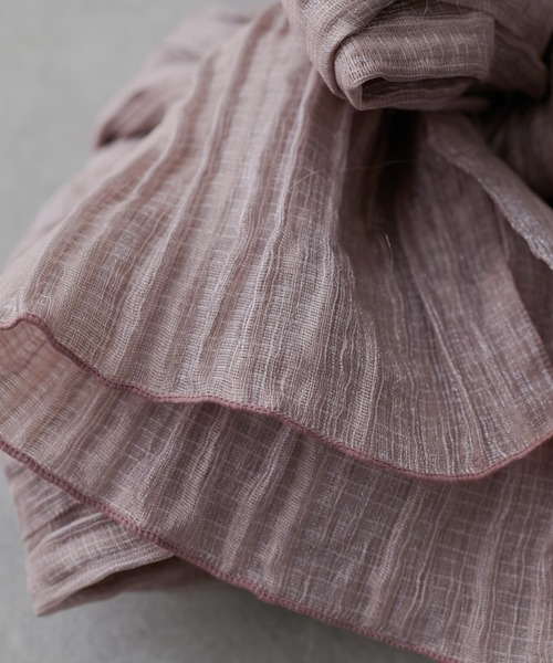 natural couture（ナチュラルクチュール）の「ラメしわ兵児帯（和装小物・レディース・オフホワイト/ブルー/ラベンダー/パープル/ネイビー/イエロー/レッド・FREE）」の13枚目の写真