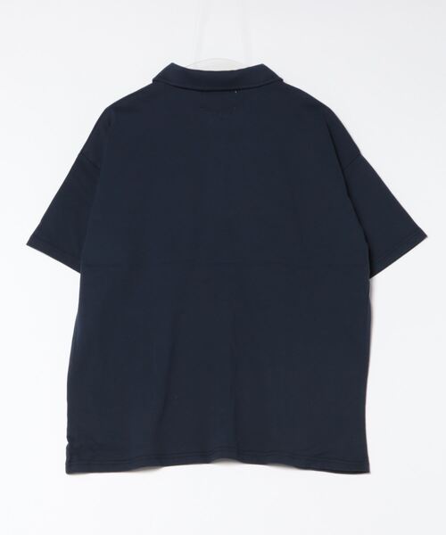 nemne store(ネンネストア)の「《低身長サイズあり》配色ハーフジップポロTシャツ(Tシャツ/カットソー・レディース・オートミール/ネイビー/レッド・SMALL/MEDIUM)」の12枚目の写真