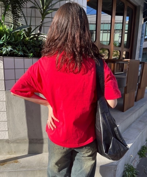nemne store(ネンネストア)の「《低身長サイズあり》配色ハーフジップポロTシャツ(Tシャツ/カットソー・レディース・オートミール/ネイビー/レッド・SMALL/MEDIUM)」の21枚目の写真