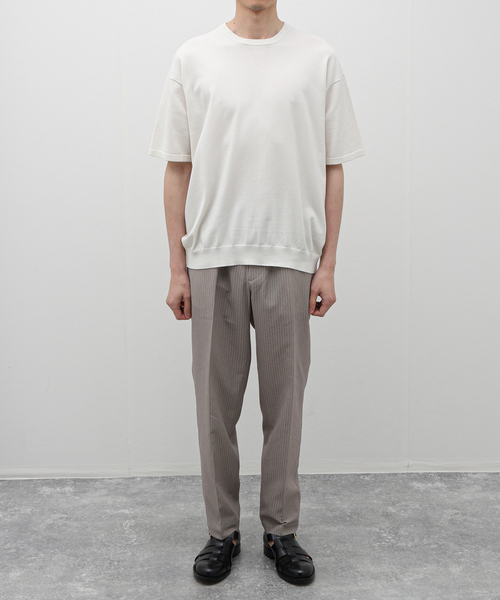 EDIFICE(エディフィス)の「ストーンウォッシュ ニットTシャツ(ニット/セーター・メンズ・ダークブルー/ホワイト系その他・LARGE/MEDIUM)」の3枚目の写真