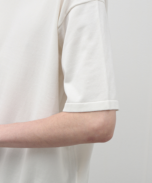 EDIFICE(エディフィス)の「ストーンウォッシュ ニットTシャツ(ニット/セーター・メンズ・ダークブルー/ホワイト系その他・LARGE/MEDIUM)」の10枚目の写真