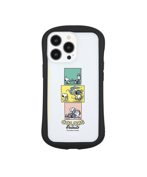 SNOOPY（スヌーピー）の「ピーナッツ iPhone 13 Pro 対応 ハイブリッドクリアケース スヌーピー&ライナス GOUR（スマホケース/カバー・メンズ・マルチ・FREE）」の2枚目の写真
