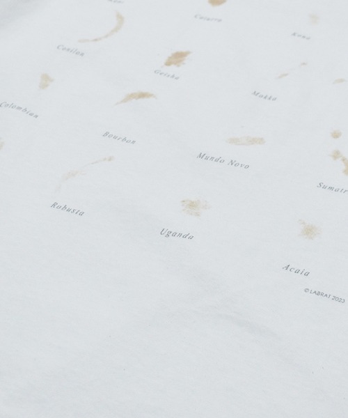 LABRAT（ラブラット）の「"Coffee Stain" Tee（Tシャツ/カットソー・メンズ・ホワイト・MEDIUM/LARGE/X-LARGE）」の6枚目の写真