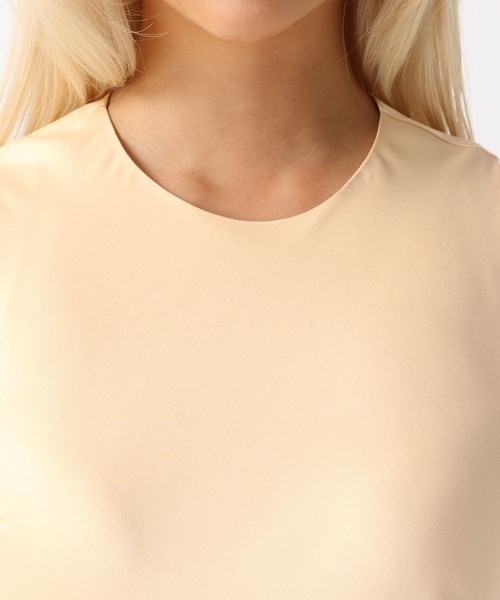 FOREVER 21(フォーエバー トゥエンティーワン)の「サテンワンピース(ワンピース・レディース・イエロー/ホワイト・SMALL/MEDIUM)」の8枚目の写真