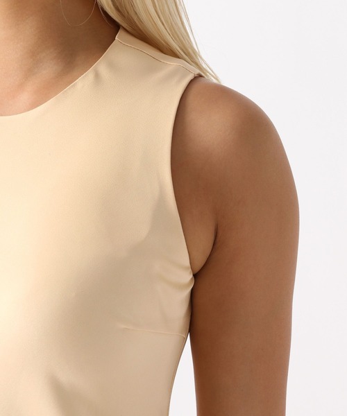 FOREVER 21(フォーエバー トゥエンティーワン)の「サテンワンピース(ワンピース・レディース・イエロー/ホワイト・SMALL/MEDIUM)」の9枚目の写真