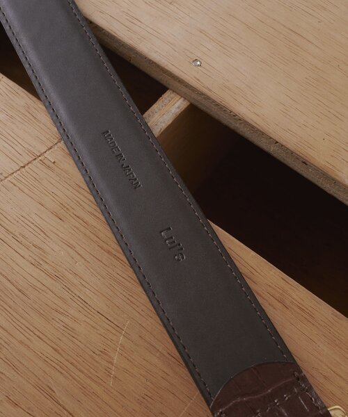 Lui's ルイス　オリジナルバックルレザーベルト　新品未使 オリジナルバックルレザーベルト（ベルト）｜Lui's（ルイス）の