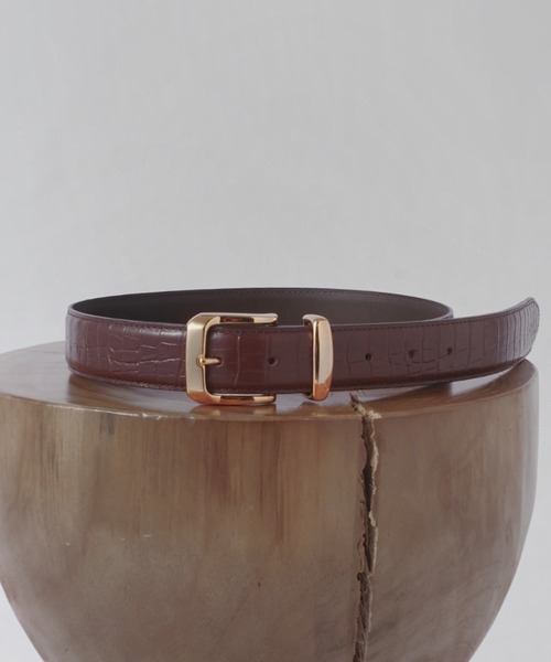 Lui's(ルイス)の「オリジナルバックルレザーベルト(ベルト・レディース・ブラック/ブラウン・FREE)」の19枚目の写真